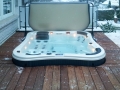 versenkter Cassiopeia von Vajda Spa mit Hydrauliklifter