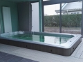 Umlaufender Revisionsschacht um den Swimspa