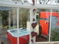 Outdoorwhirlpool, Wintergarten, Saunahaus