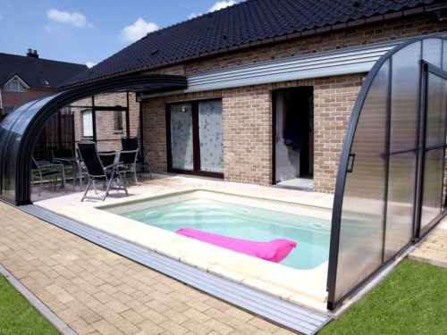 Pool Überdachung am Haus