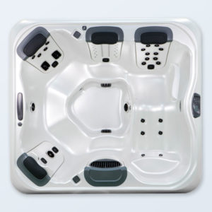 1 Liege, 4 Sitze , Wanne Pearl