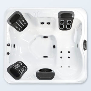 1 Liege und 4 Sitze , Wanne Snow