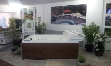 Schwimmteich und Gartenwhirlpool bei der LGS Papenburg