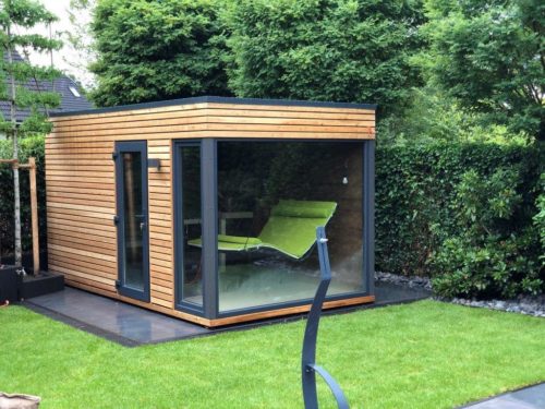 Exclusiver Saunabau Hamburg  Außensauna Deluxe – Bild 5